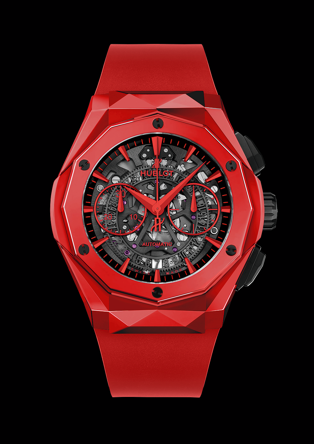 Orologi Replica Hublot Classic Fusion Chronograph Orlinksi Red Ceramic